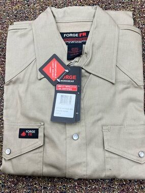 Forge FR Khaki Work Shirt